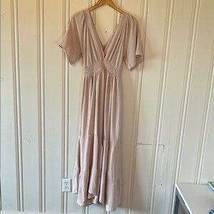 Baltic Born Blush Maxi Dress size small